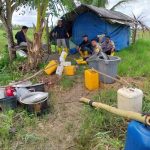 Sejumlah peralatan yang diamankan aparat kepolisian setelah melakukan operasi lokasi pabrik sopi – Surya Papua/IST