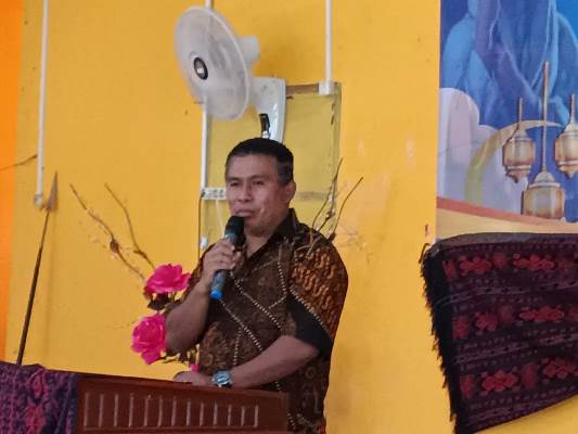 Kepala Badan Keuangan dan Aset Daerah Kabupaten Merauke, Elias Mite – Surya Papua/Frans Kobun