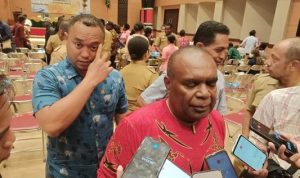 Bupati Merauke, Romanus Mbaraka – Surya Papua/Frans Kobun