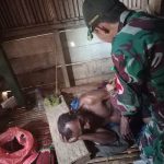 Pelayanan kesehatan yang dilakukan Satgas Pamtas RI-PNG- Surya Papua/IST