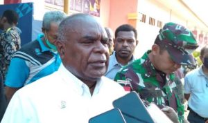 Bupati Merauke, Romanus Mbaraka – Surya Papua/Frans Kobun