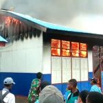 Kebakaran aula dan bengkel las SMK Santo Antonius Merauke – Surya Papua/Frans Kobun