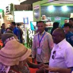 Bupati Merauke, Romanus Mbaraka sefang mengunnungi stand di Lapangan Sutan Syahrir Kota Padang – Surya Papua/Frans Kobun