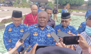 Bupati Merauke, Romanus Mbaraka – Surya Papua/Frans Kobun