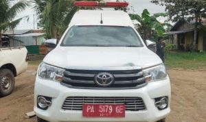Bantuan mobil ambulance untuk masyarakat di Distrik Muting yang telah diterima – Surya Papua/IST