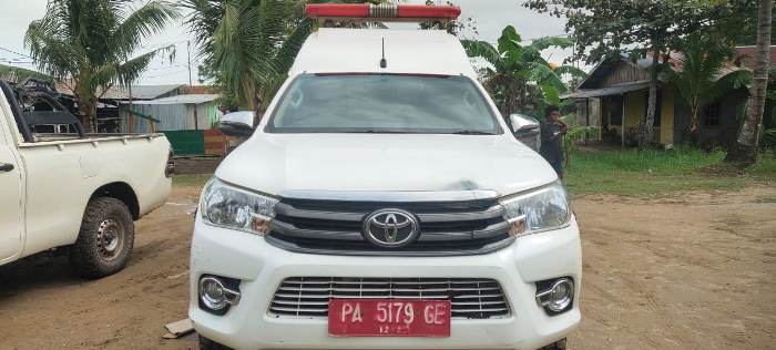 Bantuan mobil ambulance untuk masyarakat di Distrik Muting yang telah diterima – Surya Papua/IST