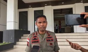 Kepala Satpol PP Kabupaten Merauke, Fransiskus Kamijay – Surya Papua/Frans Kobun