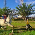 Taman Asiki Indah menjadi tempat permainan bagi anak-anak – Surya Papua/IST