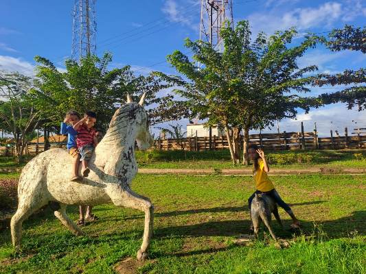 Taman Asiki Indah menjadi tempat permainan bagi anak-anak – Surya Papua/IST