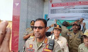 Ketua Panitia HUT ke 78 RI, Fransiskus Kamijay – Surya Papua/Frans Kobun