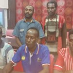 Sejumlah warga Kampung Purawandero sedang foto bersama – Surya Papua/Frans Kobun