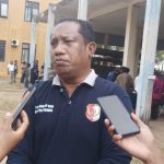 Kepala Dinas Perindagkop Kabupaten Merauke, Erik Rumlus – Surya Papua/Frans Kobun