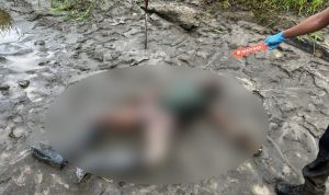 Aparat kepolisan di Polres Yahukimo sedang melakukan olah TKP sekaligus evakuasi terhadap lima jenazah – Surya Papua/IST