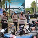 sebra-- Kendaraan yang terjaring dari operasi yang dilakukan Satlantas Polres Merauke – Surya Papua/IST