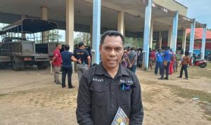 Kepala BKD Kabupaten Merauke, Selfianus Laiyaan – Surya Papua/Frans Kobun