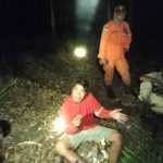 Teguh, warga Kampung kamnosari, Distrik Jagebob, Kabupaten Merauke ditemukan dalam keadana hidup setelah tersesat di hutan – Surya Papua/IST