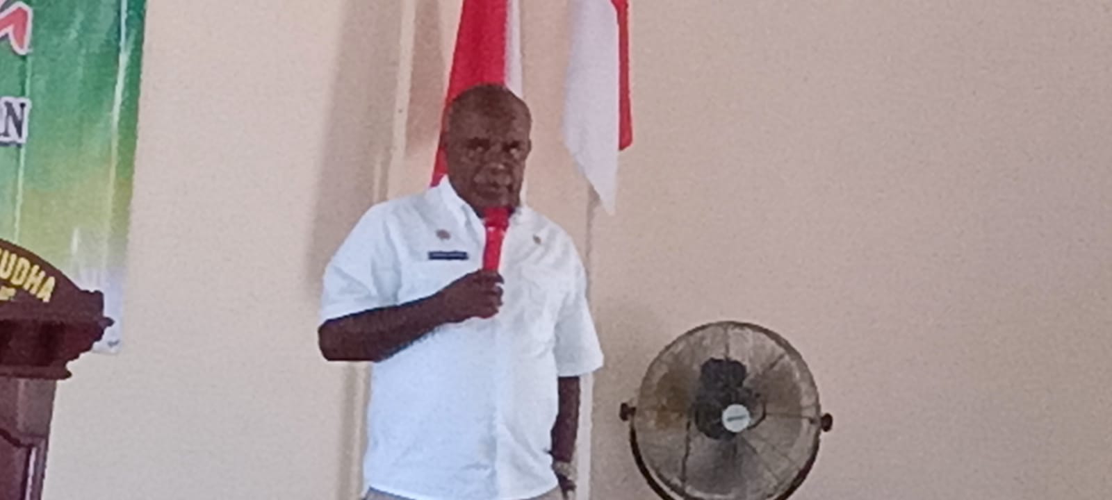 Bupati Merauke, Romanus Mbaraka- Surya Papua/Frans Kobun