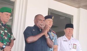 Bupati Merauke, Romanus Mbaraka – Surya Papua/Frans Kobun