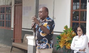 Bupati Merauke, Romanus Mbaraka – Surya Papua/Frans Kobun