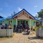 Bangunan SMPN Urumb yang dipalang pemilik ulayat – Surya Papua/IST