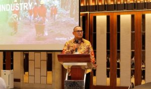 Direktur TSE Group, Luwy Leunufna saat menjadi pembicara dalam The ASEM SMEs EcoInnovation Center (ASEIC) yang digelar di Jakarta, pada Rabu (01/11).