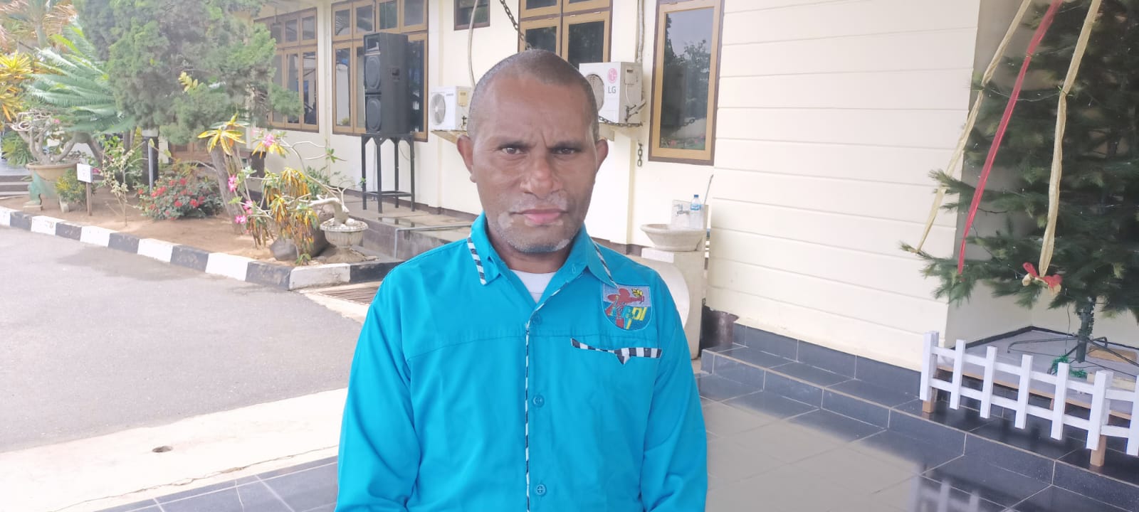 Wakil Ketua KNPI Provinsi Papua Selatan, Rikardus Paroka – Surya Papua/Frans Kobun