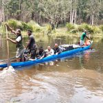 Transportasi air untuk mengawal logistic pemilu ke kampung-kampung – Surya Papua/IST