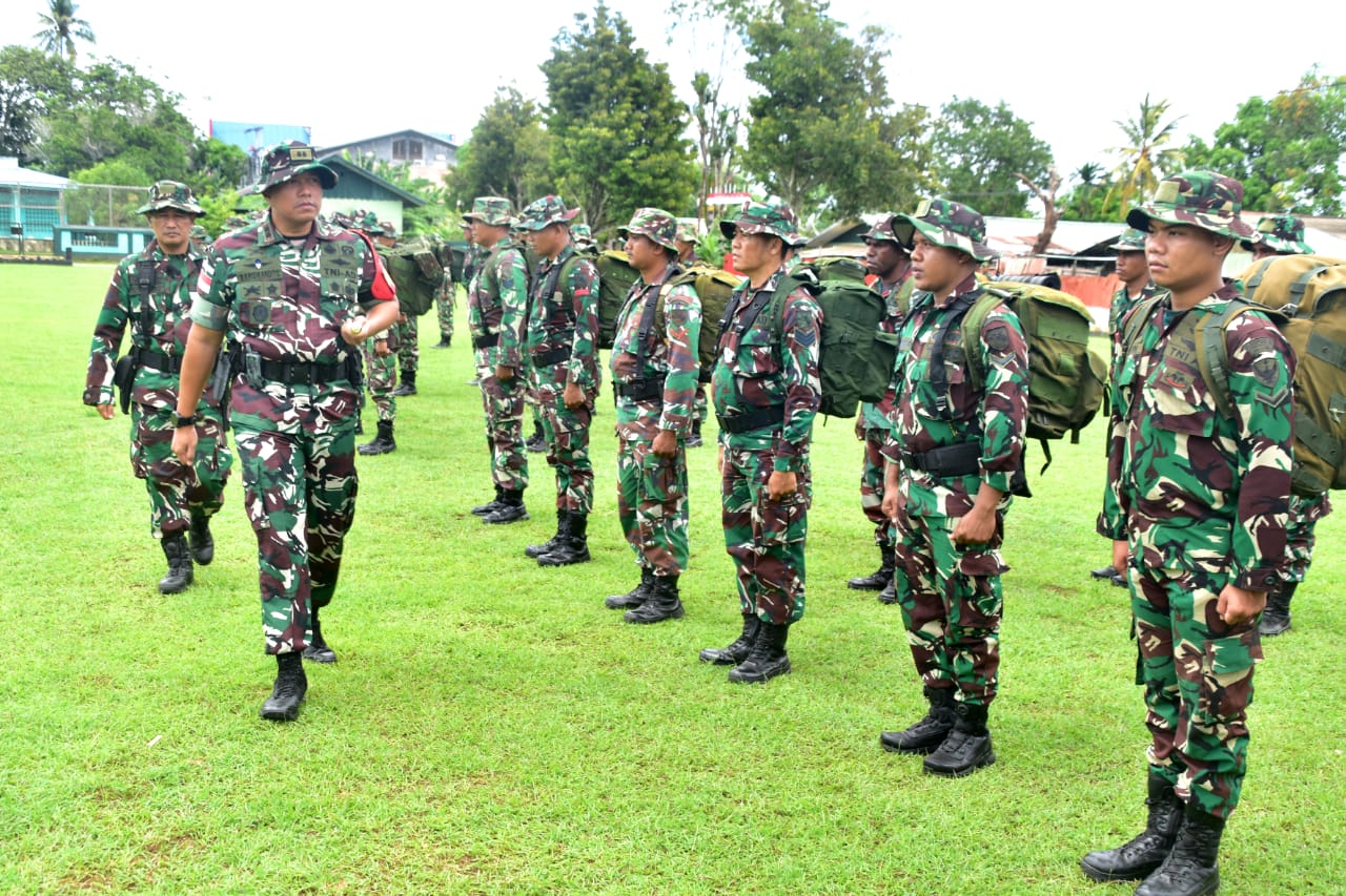 Tmmd Di Distrik Ngguti Ini Pesan Dandim 1707 Kepada Personil Tni