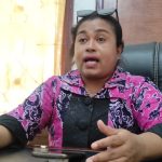 Ketua KPU Kabupaten Merauke, Rosina Kebubun – Surya Papua/Frans Kobun
