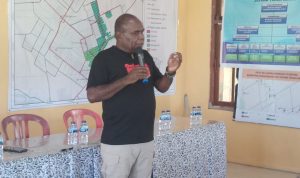 Bupati Merauke, Romanus Mbaraka – Surya Papua/Frans Kobun