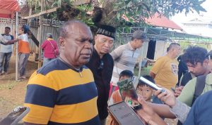 Ketua DPW Partai NasDem Provinsi Papua Selatan, Romanus Mbaraka – Surya Papua/Frans Kobun