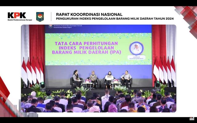 Rapat koordinasi yang dilakukan KPK diikuti perwakilan dari 100 daerah di Indonesia – Surya Papua/IST