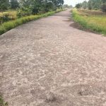 Inilah kondisi badan jalan menuju RS Rujukan Papua Selatan yang sudah dibangun dibawa kepemimpinan Romanus Mbaraka- Surya Papua/Frans Kobun