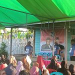 angger 2 Calon Gubernur Papua Selatan, Romanus Mbaraka sedang bicara – Surya Papua/Frans Kobun