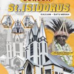 Bangunan Gereja Katolik St. Isidorus Batu Merah di Kampung Kalilam, Distrik Kimaam, Kabupaten Merauke – Surya Papua/Frans Kobun