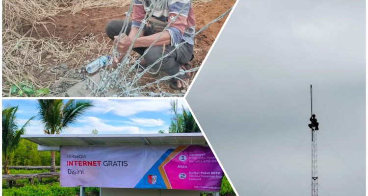 Tower Telkomsel yang dibangun di Pulau habe dan Torasi dalam sebulan terakhir – Surya Papua