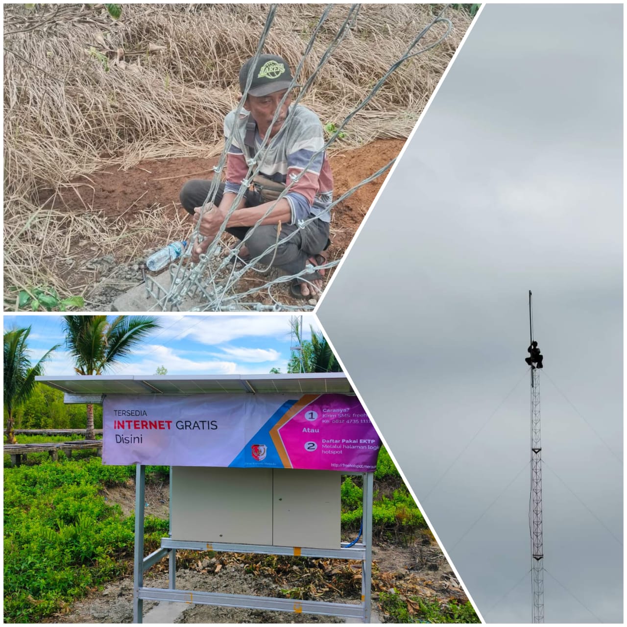 Tower Telkomsel yang dibangun di Pulau habe dan Torasi dalam sebulan terakhir – Surya Papua