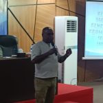 Bupati Merauke, Romanus Mbaraka sedang bicara – Surya Papua/Frans Kobun