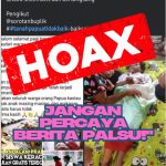 Berita hoax yang dimunculkan di medsos sehubungan dengan seorang anak meninggal akibat mengonsumsi makan bergizi gratis – Surya Papua/IST