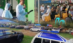 Ratusan Umat Islam yang memadati kegiatan Safari Ramadhan perdana di Sota – Surya Papua/Frans Kobun