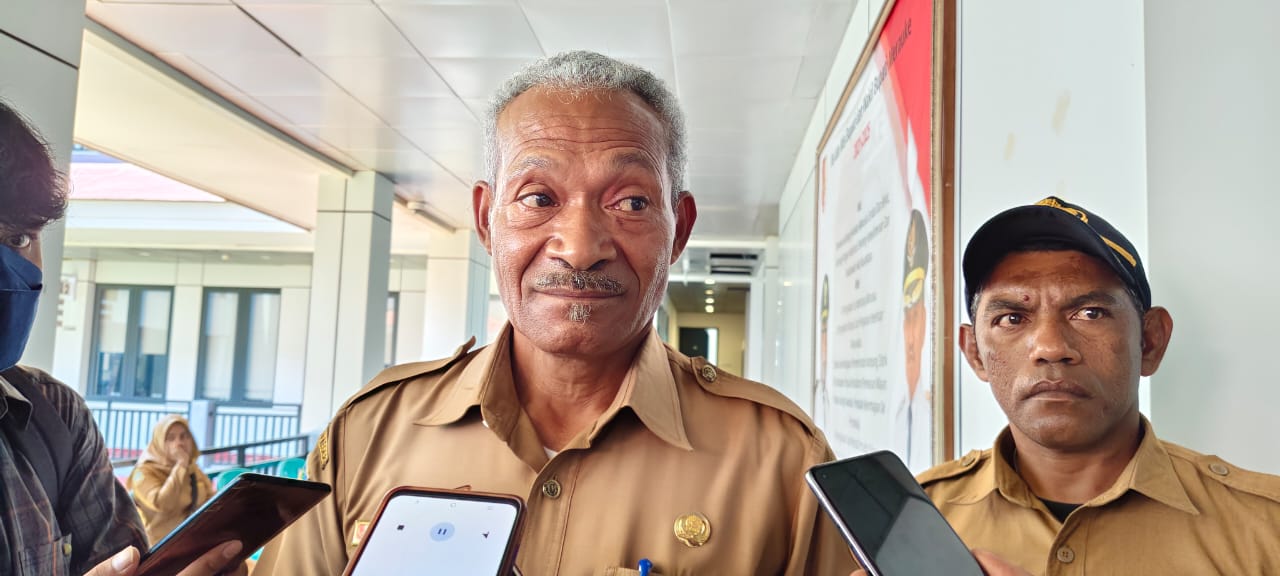 Sekretaris Daerah Merauke, Yeremias Paulus Ndiken – Surya Papua/Frans Kobun
