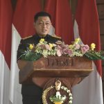 Danrem 174/ATW, Brigjen TNI Andy Setyawan berikan sambutan – Surya Papua/IST