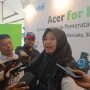 Wabup Merauke, Fauzun Nihayah berikan keterangan pers kepada sejumlah wartawan – Surya Papua/Frans Kobun