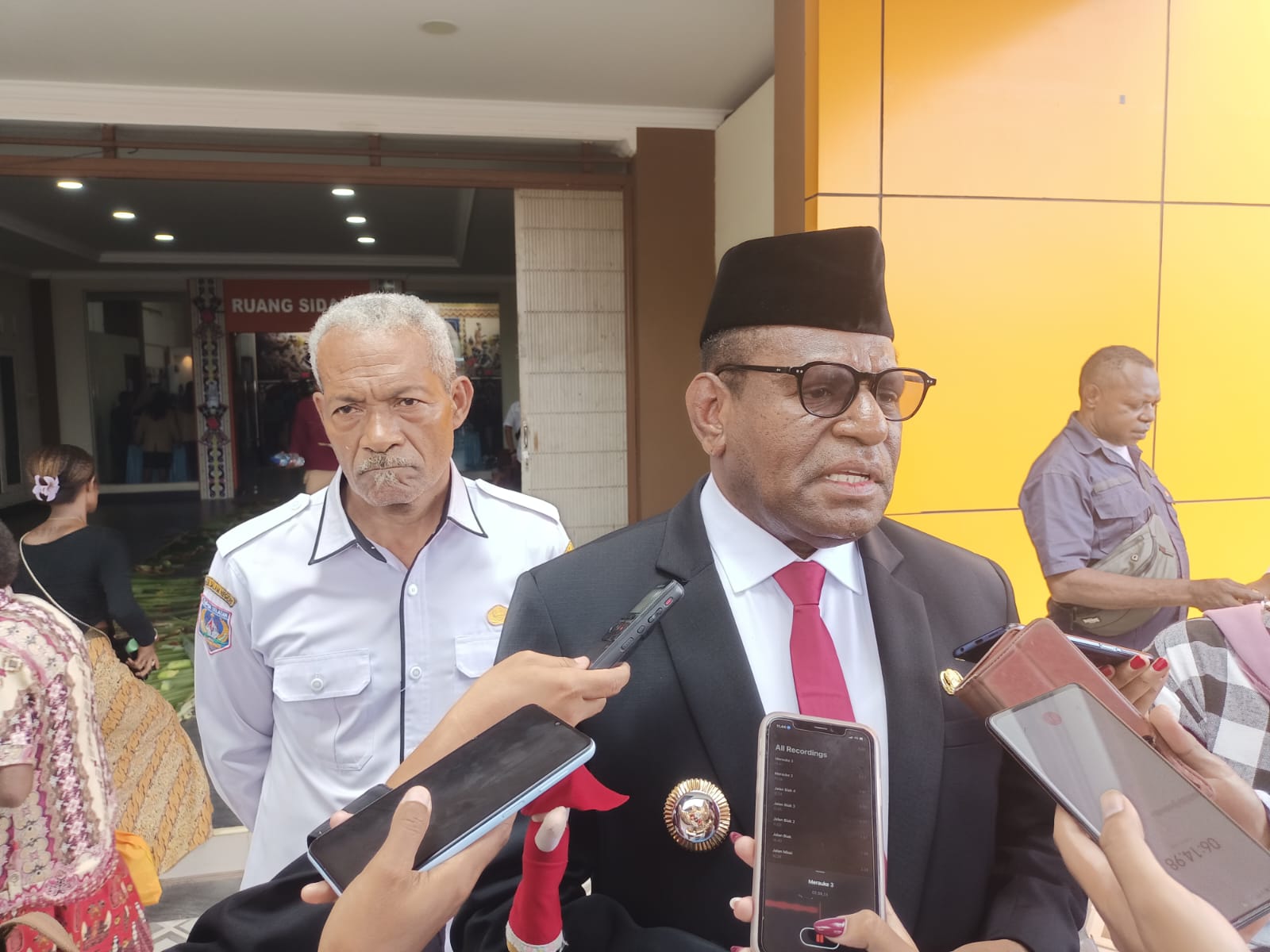 Bupati Merauke, Yoseph Bladib Gebze – Surya Papua/Frans Kobun