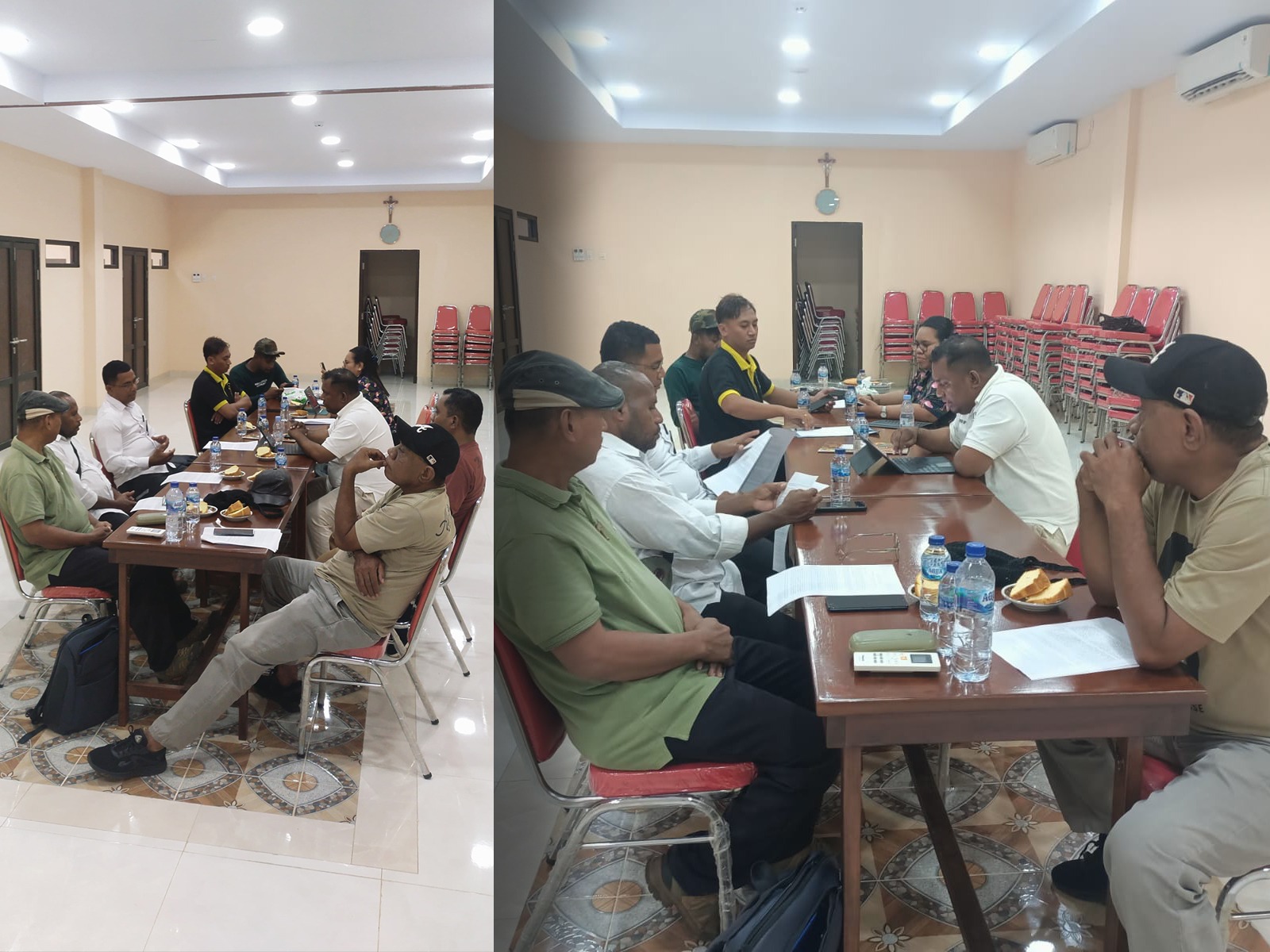Pertemuan Komsos KAME bersama Komsos dari paroki-paroki- Surya Papua/Frans Kobun