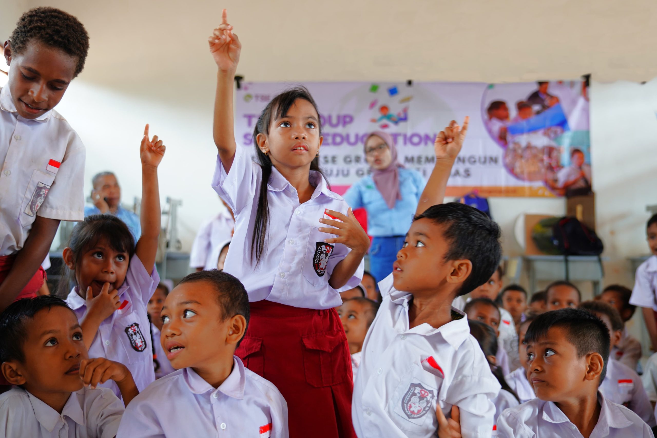 Suasana kegiatan pembelajaran di SD Selil, Distrik Ulilin, Kabupaten Merauke – Surya Papua/IST