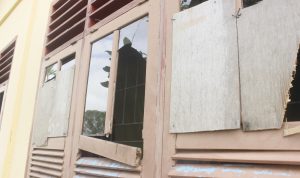 Fasilitas di SMP SATAP Wasur yang dirusaki sekelompok massa beberapa hari lalu – Surya Papua/IST