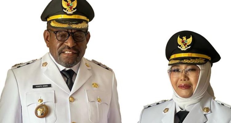 Bupati-Wabup Merauke, Yoseph Bladib Gebze-Fauzun Nihayah – Surya Papua/IST