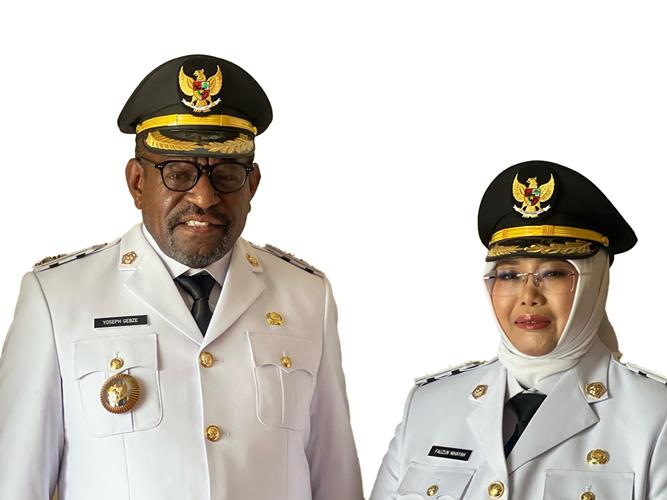 Bupati-Wabup Merauke, Yoseph Bladib Gebze-Fauzun Nihayah – Surya Papua/IST
