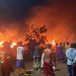 Rumah bersama sejumlah barang penting milik seorang warga di Jagebob di lahan si jago merah – Surya Papua/IST